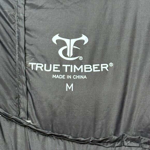 TrueTimber Pulse Silver Puffer Jacket Women’s Medium Lightweight Quilted Zip Up - Picture 11 of 14